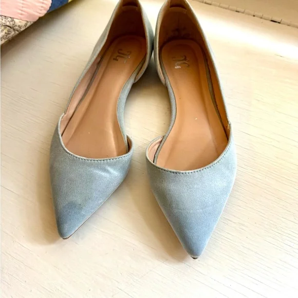 Journee “Something Blue” D’orsay Women's Flats, Sz 8.5 - Picture 1 of 7